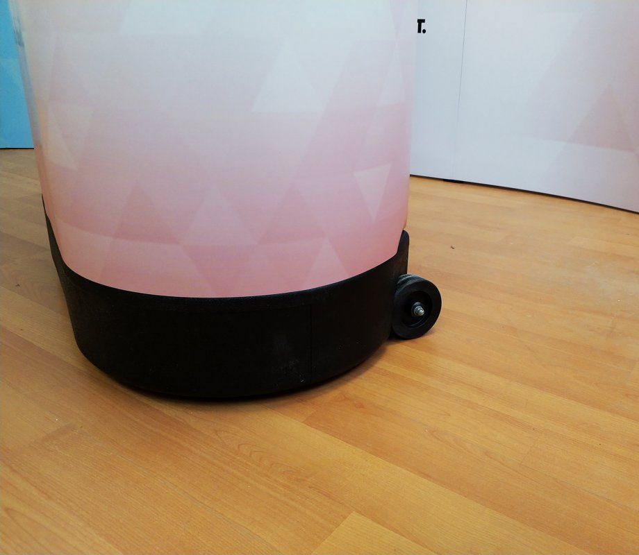 pult pro pop up - kolečka