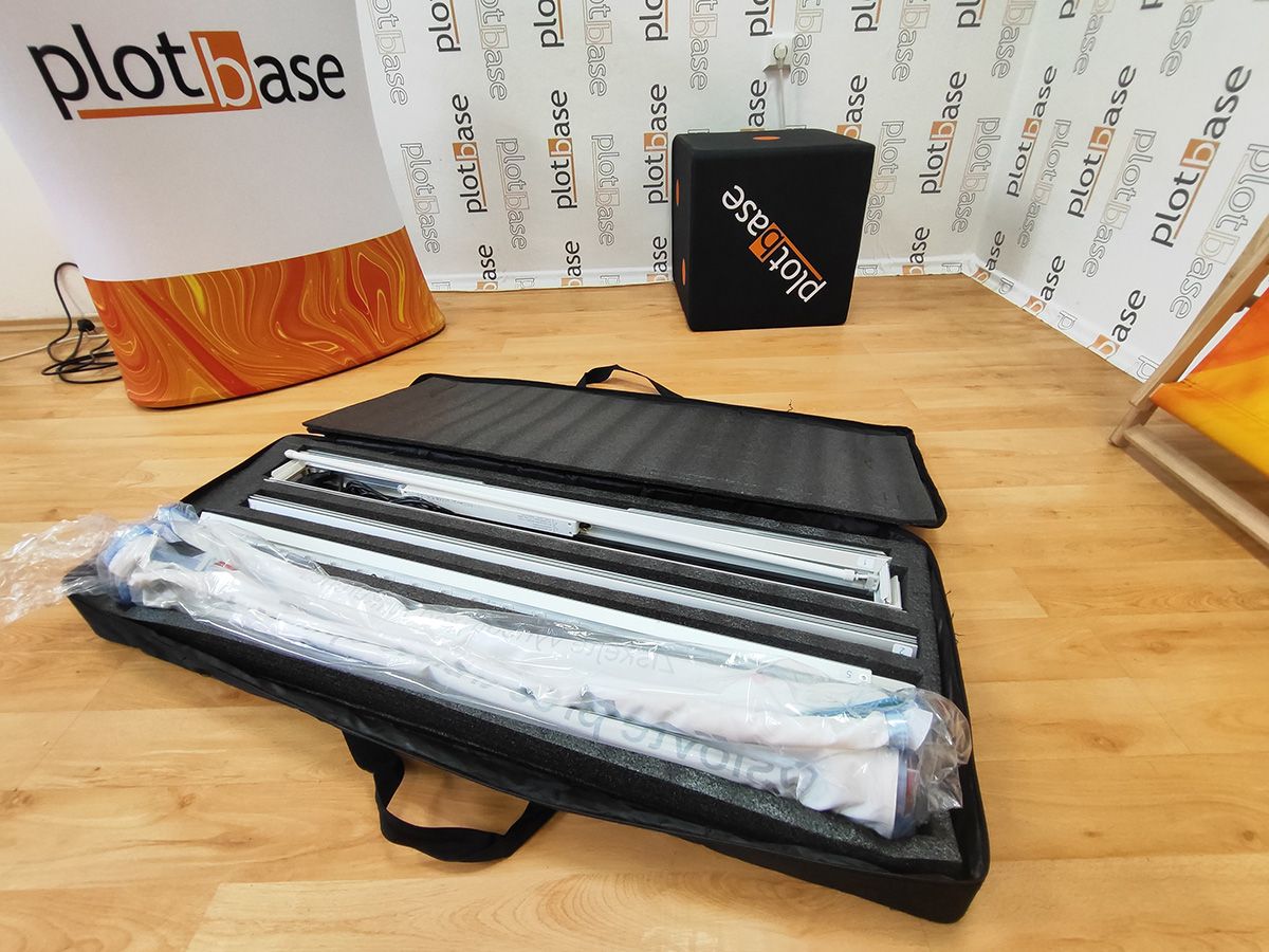 Uložení LED boxu do polstrované tašky