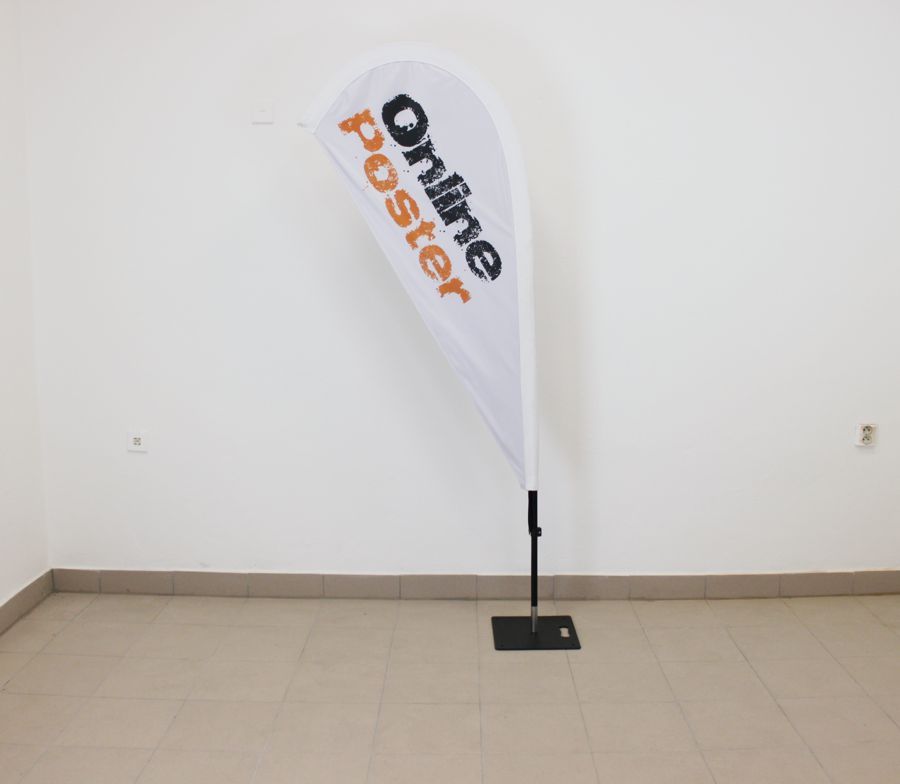 beachflag reklamní vlajka pro OnlinePoster