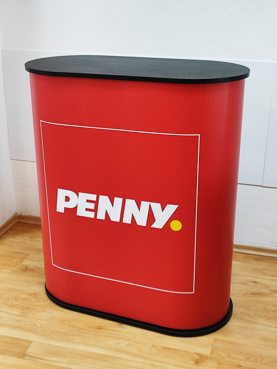 Promo stolík značky Penny