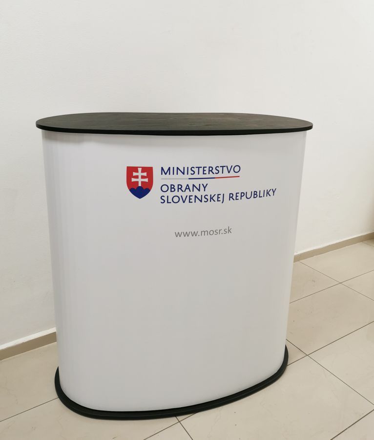 Prezentační pult oblý ministerstvo obrany