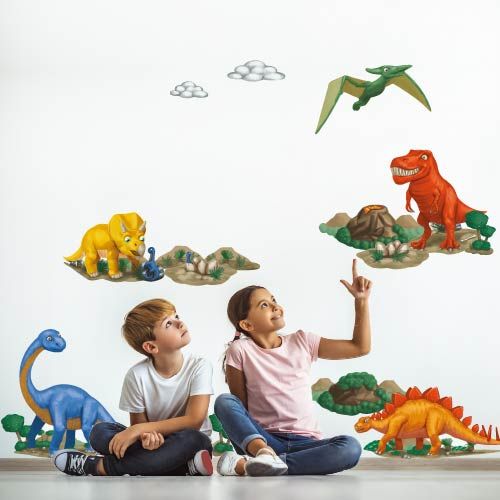 Nálepky na stěnu dinosauři