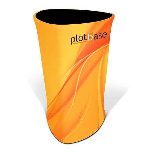 Grafika trojúhelníkové prezentačního stolku Plotbase