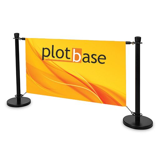 Bariéra kavárny s potiskem Plotbase