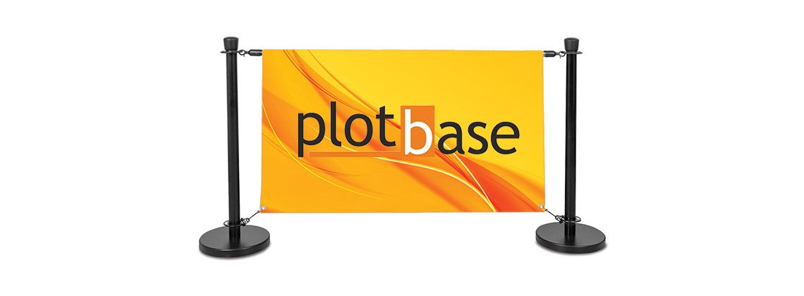 Černý oddělovač prostoru na panelu produktů