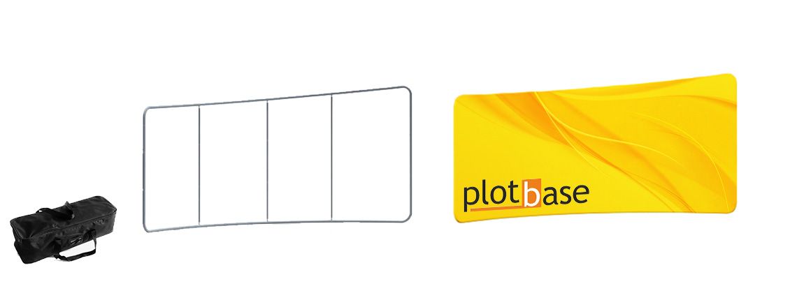 Proces rozbalování reklamní stěny