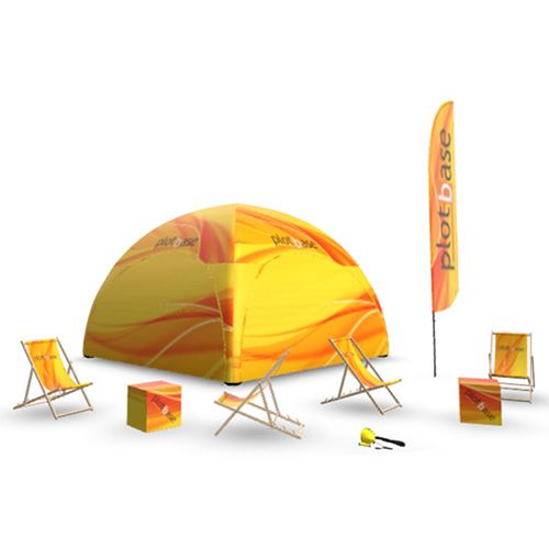 Chill zóna Premium pro venkovní akce Plotbase