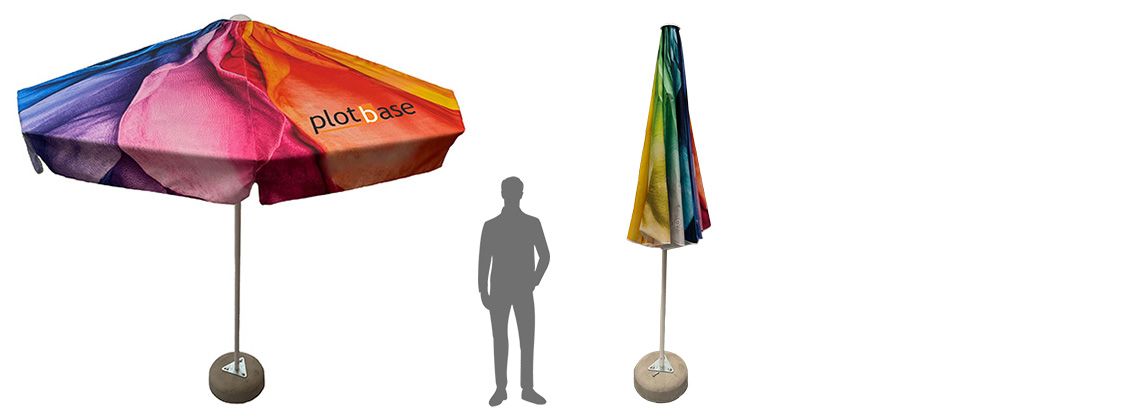 Slunečník s vlastním potiskem