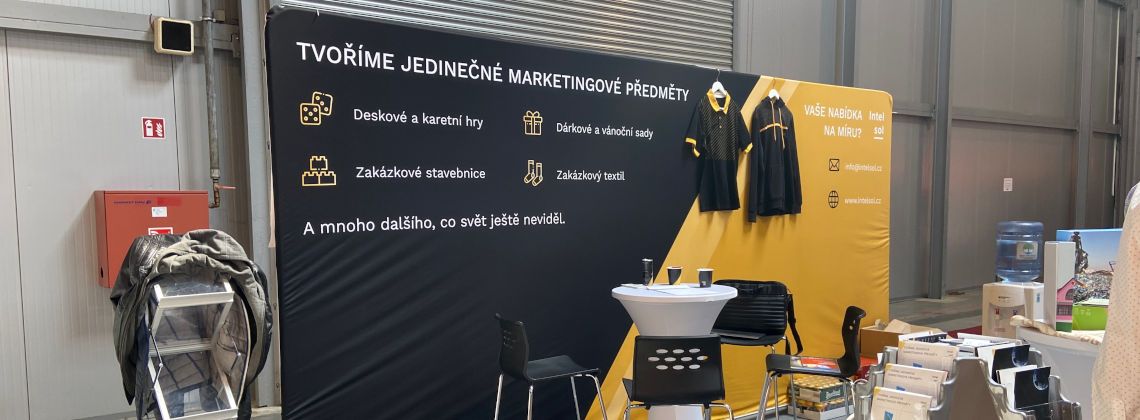 Textilní prezentační stěna