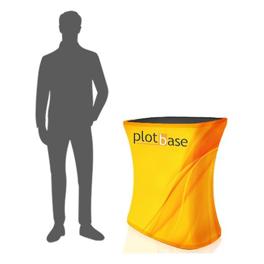 Grafika automatického LED reklamného pultu Plotbase