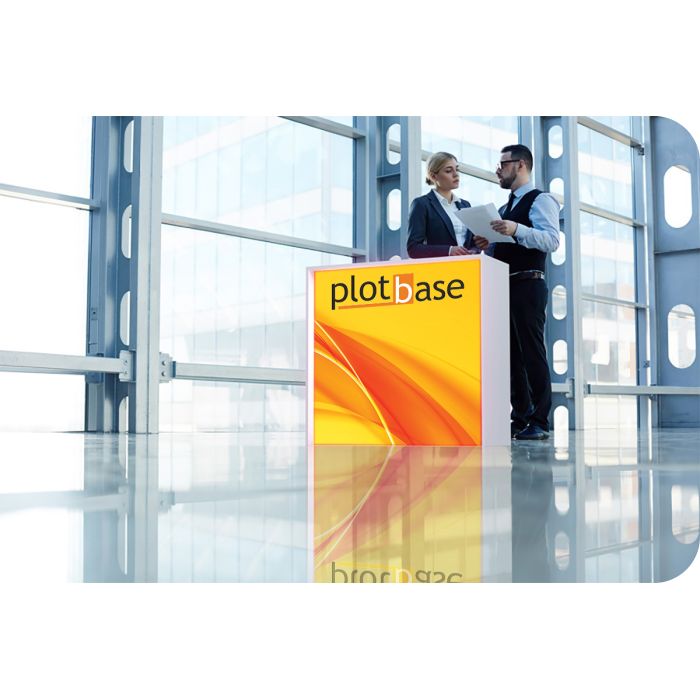 LED pult v lobby