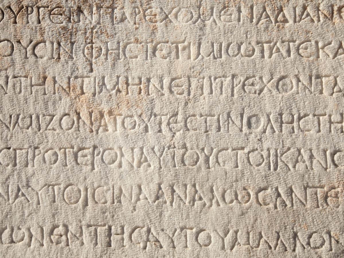 Řecké klínové písmo
