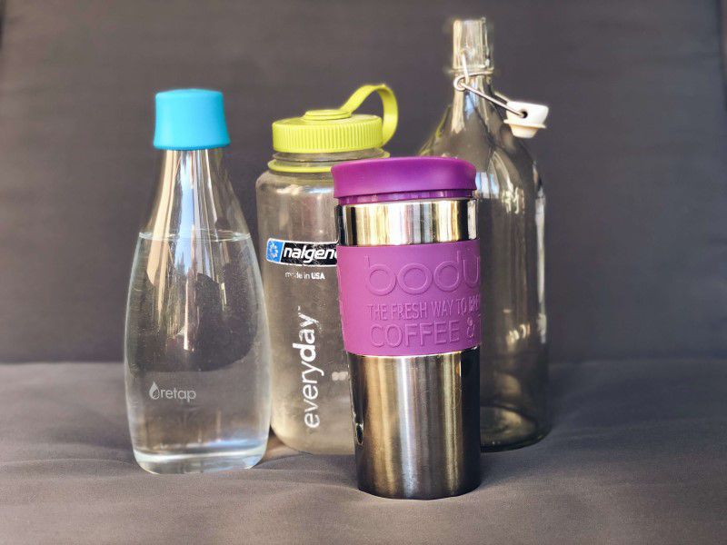 Termo pohár a iné znovupoužiteľné fľaše