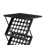 Dřevěný pult stojanu na literaturu